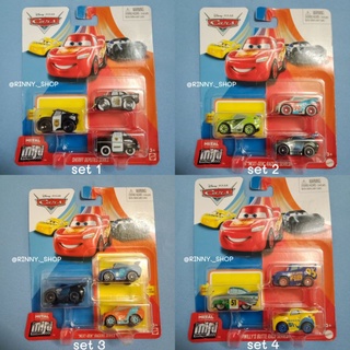 Disney pixar cars :Metal mini racers แพ็ค3คัน