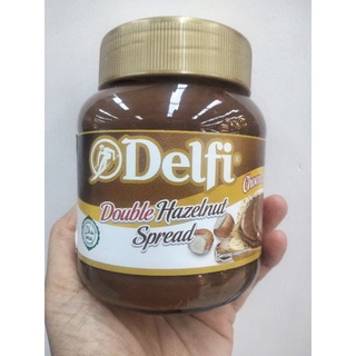 Delfi Chocolate Hazelnut Spread สเปรด รสช็อคโกแลต ผสม เฮเซลนัท บด 350กรัม