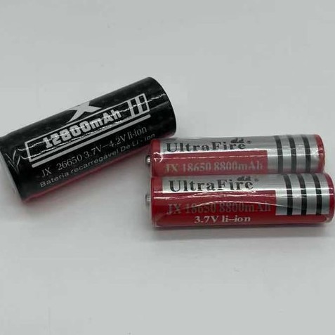 แบตเตอรี่ลิเธียม ก้อน ถ่านชาร์จ Li-ion 26650/18650 แบตเตอรี่ลิเธียมความจุสูง แบตเตอรี่ ที่ชาร์จ - รูปที่ 2