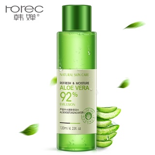 Horec Natural Aloe Toner Horec Aloe Vera 92% TONER โทนเนอร์ว่านหางจระเข้ ปรับสภาพผิว และกระชับผิวให้รู้สึกชุ่มชื้น *1 ชิ้น