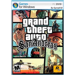 [PC GAME] แผ่นไรท์เกมGTA San Andreas PC แผ่นเกมส์pc แผ่นเกมคอมสำหรับคอมพิวเตอร์/โน๊ตบุ้ค ติดตั้งง่าย