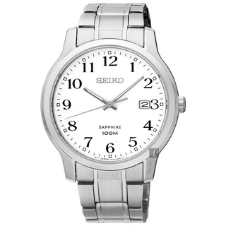 Seiko Sapphire glass นาฬิกาข้อมือชาย สายสแตนเลส รุ่น SGEH67P1