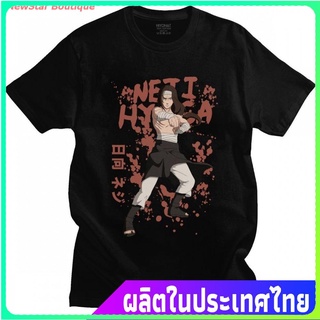 👕✨Fashion Male Neji Hyuga Naruto Shippuden T Shirts Short Sleeves Manga T-shirt Cotton Tshirt