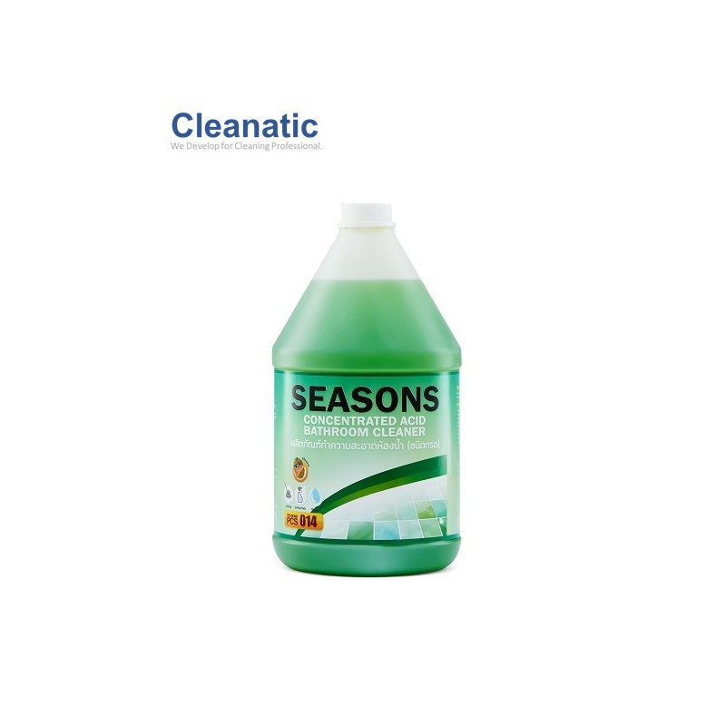 Seasons(ซีซั่น) น้ำยาทำความสะอาดห้องน้ำ (ชนิดกรด) PCS-014 (3.8 ลิตร)