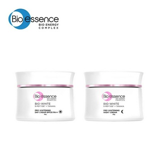 BIO-TANAKA PRO WHITENING DAY CREAM 50g. / BIO-WHITE 9-PEPTIDE+TANAKA PRO WHITENING NIGHT CREAM 50g.