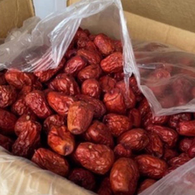 พุทราจีนแห้ง Jujube Fructus เบอร์ 1 AAAAA 500 กรัม