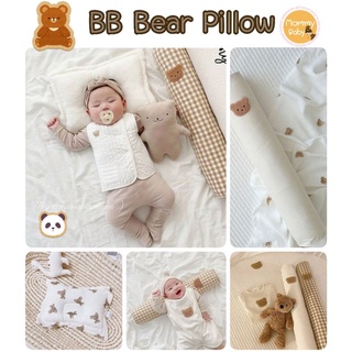 AM🌤BeBear Pillowหมอนน้องหมีพร้อมส่งน้า หมอนหลุมป้องกันหัวเเบน