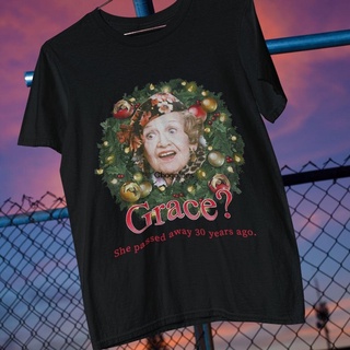 ใหม่ เสื้อยืดผ้าฝ้าย 100% พิมพ์ลาย Aunt Bethany Grace She Ped Away 30 Years Ago Christmas Vacation Gbaljk70Mnhgpa42 ของข