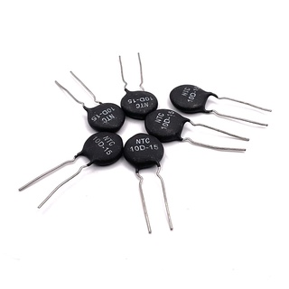 NTC 10D-15 Thermistor Resistor เส้นผ่าศูนย์กลาง 15 mmแพ็ค5ตัว