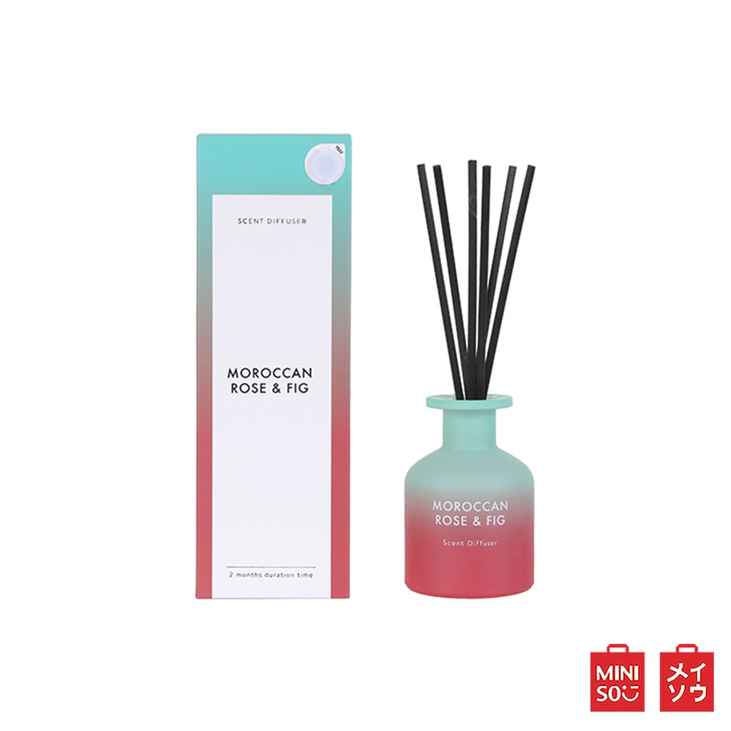 ✿MINISO 100มล ก้านน้ำหอม ก้านไม้หอมปรับอากาศ ก้านไม้หอมอโรม่า Polished Series Scent Diffuser