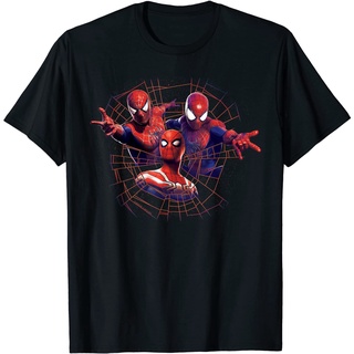 เสื้อยืด พิมพ์ลาย Marvel Spider-Man No Way Home Spider สําหรับผู้ชายSize S-5XL