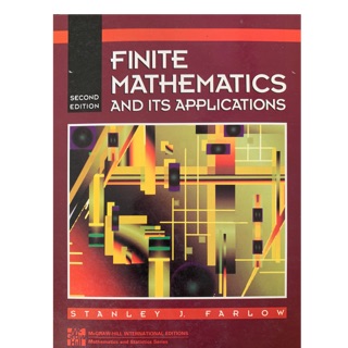 Finite mathematics and its Applications มือ 2