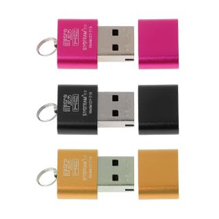 อะแดปเตอร์ USB 2.0 A Micro SD TF Memory Card Reader ขนาดพกพา