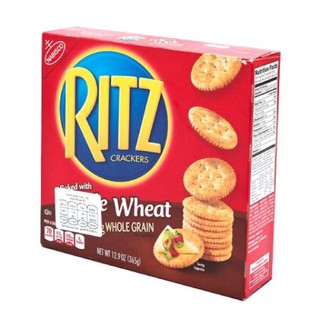 Ritz Whole Wheat Cracker 366g  ริทซ์ โฮลวีท แครกเกอร์ 366g