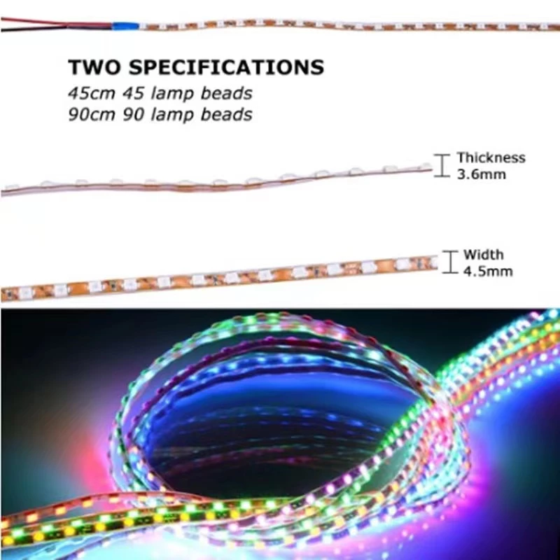 ไฟมะรุมกันน้ำ 90cm 12V สำหรับรถยนต์และมอเตอร์ไซค์ thumbnail 6