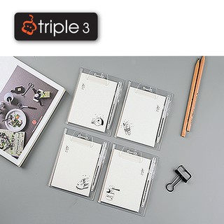 Triple3 คลิปบอร์ดกระดาษโน๊ตปากกา (NOTEBOOK) 1 ชิ้น