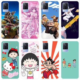 เคสสำหรับ Vivo V21 5G Case Silicone Back Cover Soft Casing VivoV21 5G cartoon TPU เคส