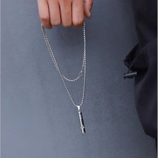 สร้อยคอโซ่ จี้นกหวีด Whistle Necklace