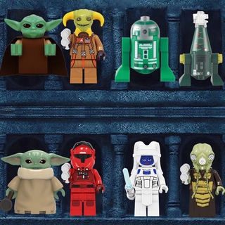 Elrik Vonreg Boolio Zuckuss Astraal Vao Mandalorian Baby Yoda เข้ากันได้กับ Leging Minifigures Building Blocks ของเล่นสําหรับเด็ก