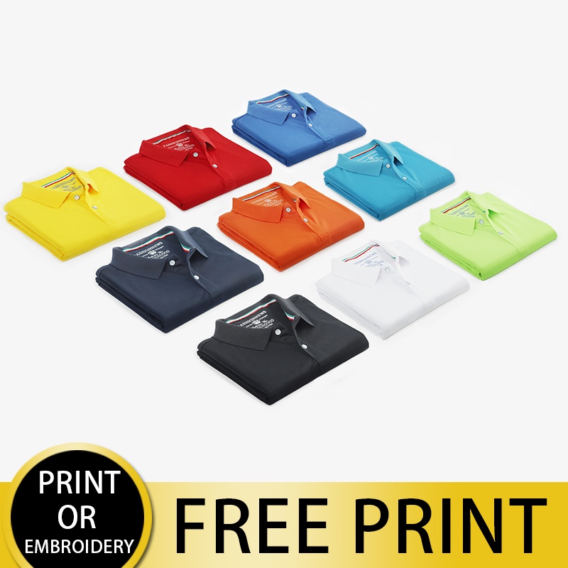 ชุดทำงาน  Polo Shirts Custom Logo Printing/embroidery 100 Polyester Breathable Male Polo Employee Polo Shirt Uniform To #4