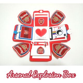 🎉🎁 Arsenal Explosion Box กล่องระเบิด กล่องของขวัญ อาเซนอล ⚽