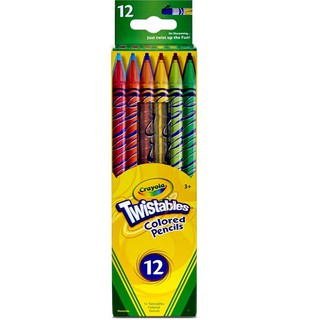 Crayola- สีไม้หมุนได้ 12สี