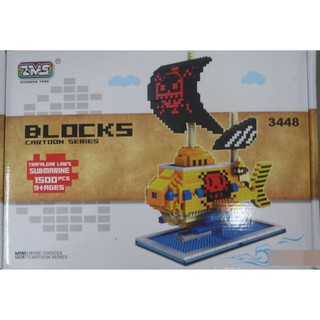 เลโก้นาโนบล็อก nanoblock zms เรือ Trafalgar Law Grand Ship วันพีช