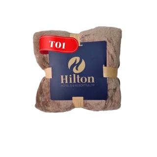 ผ้าห่มนาโนกันไร้ฝุ่น Hilton ขนาด 6 ฟุต หลากหลายสี