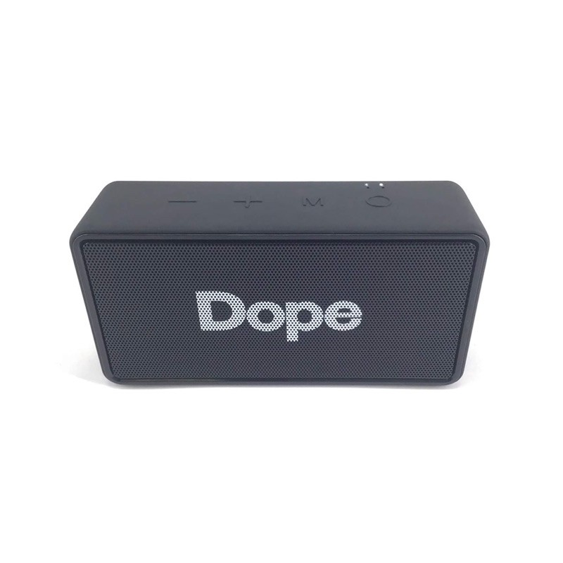 Dope Mini ลำโพงบลูทูธแบบพกพา สามารถเชื่อมต่อพร้อมกันได้ 2 เครื่อง สินค้าใหม่แกะกล่อง รับประกันสินค้า 1 ปี