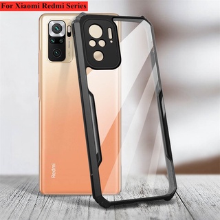 [พร้อมส่ง] เคสโทรศัพท์อะคริลิคใสแบบนิ่มกันกระแทกสําหรับ Xiaomi Redmi Note10Pro 10S Note10 4G 5G Note10Pro Note10S