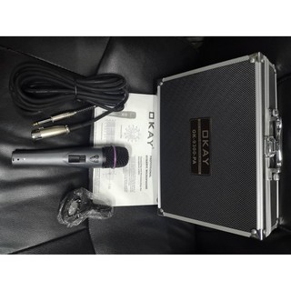 ชุดไมค์ OKAY High Sensitivity Professional Microphone OK9300PA Dynamic คุณภาพดี