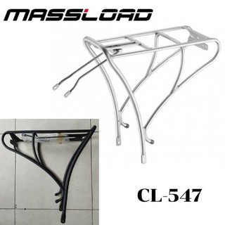 ตะแกรงหลัง Massload CL-547  สีดำ  (อลู น้ำหนักเบา) ใส่ล้อ 700c  ได้