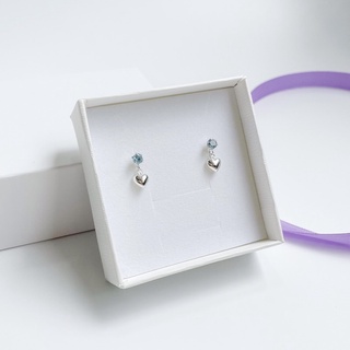 (myjew.k) ต่างหูเงินแท้ รุ่น Linda earrings มาพร้อมเพชร Cz