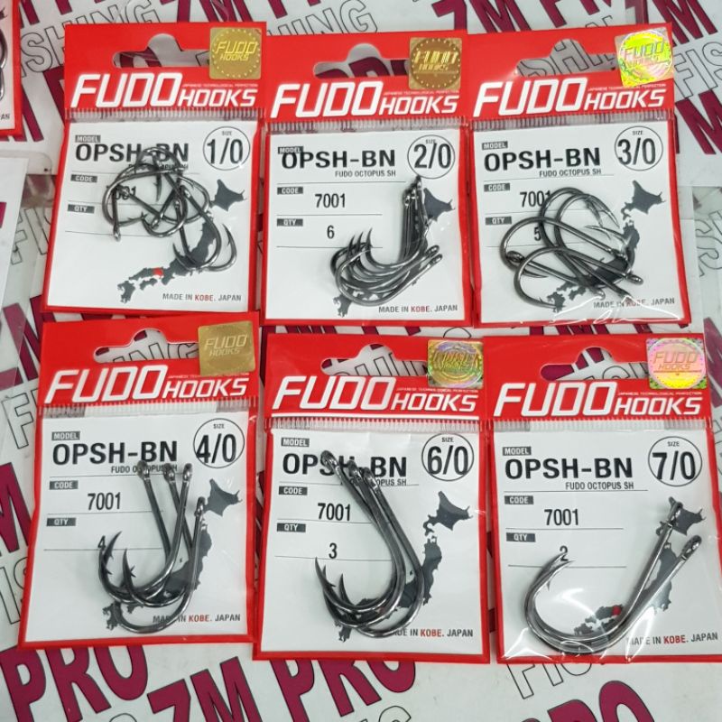 FUDO HOOKS OPSH-BN FUDO Octopus SH ตะขอตกปลาผลิตใน Kobe ญี่ปุ่น