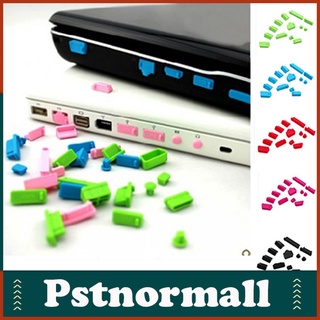 Pstnormall ฝาครอบซิลิโคนป้องกันฝุ่นสําหรับแล็ปท็อปโน๊ตบุ๊ค 13 ชิ้น