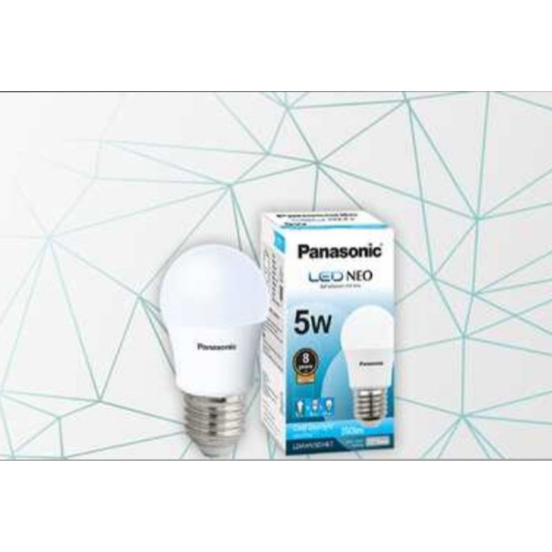 หลอดประหยัดไฟ LED 5W Panasonic(แสงขาว)