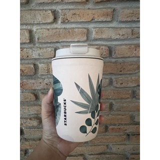 starbucks stainless dew on leaves 12 oz(มีตำหนิ)