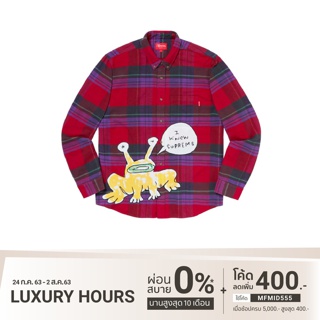 Supreme Daniel Johnston Plaid Shirt (RED)