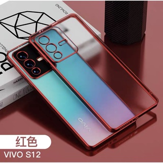 Case VIVO V23E 5G เคสนิ่ม ขอบสีหลังใส วีโว่ เคสกันกระแทก สวยและบางมาก เคสซีลีโคน Vivo V23E