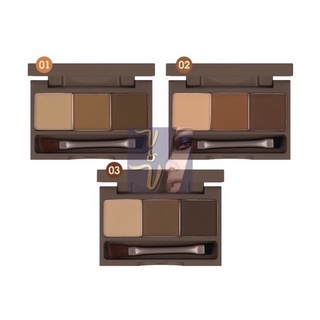 (MC3109) Meilinda 3D Brow Powder Palette เมลินดา บราว พาวเดอร์ พาเลท