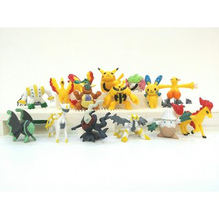 4 cm Action Figure Pocket Monster Pokemon Pikachu Set 15 pcs Model โมเดล แอ๊คชั่น ฟิกเกอร์ โปเกมอน สำเนา