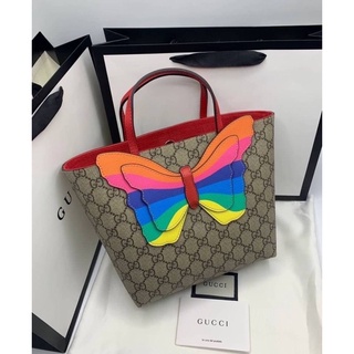 พร้อมส่ง bag กระเป๋าถือ Gucci งานหนังแท้ เกรดออริ รายละเอียดเทียบแท้