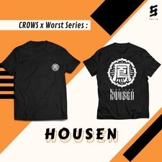 【สินค้าใหม่】เสื้อยืด Housen Cotton Combed 30s Crows X Worst Series