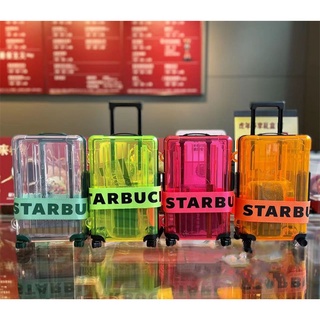 Starbucks กระเป๋าเดินทาง ขนาดเล็ก สีสันสดใส / กระเป๋าสะพาย / กระเป๋าสะพายอเนกประสงค์