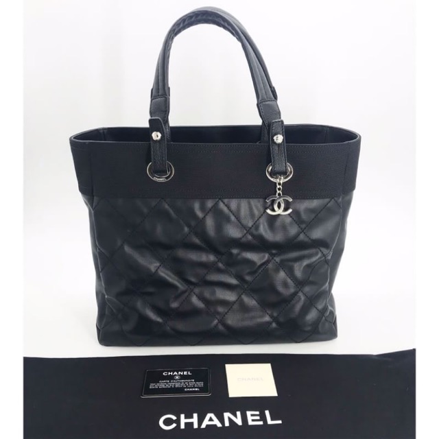 💖 Chanel Tote Leather + Canvas holo 17 💖