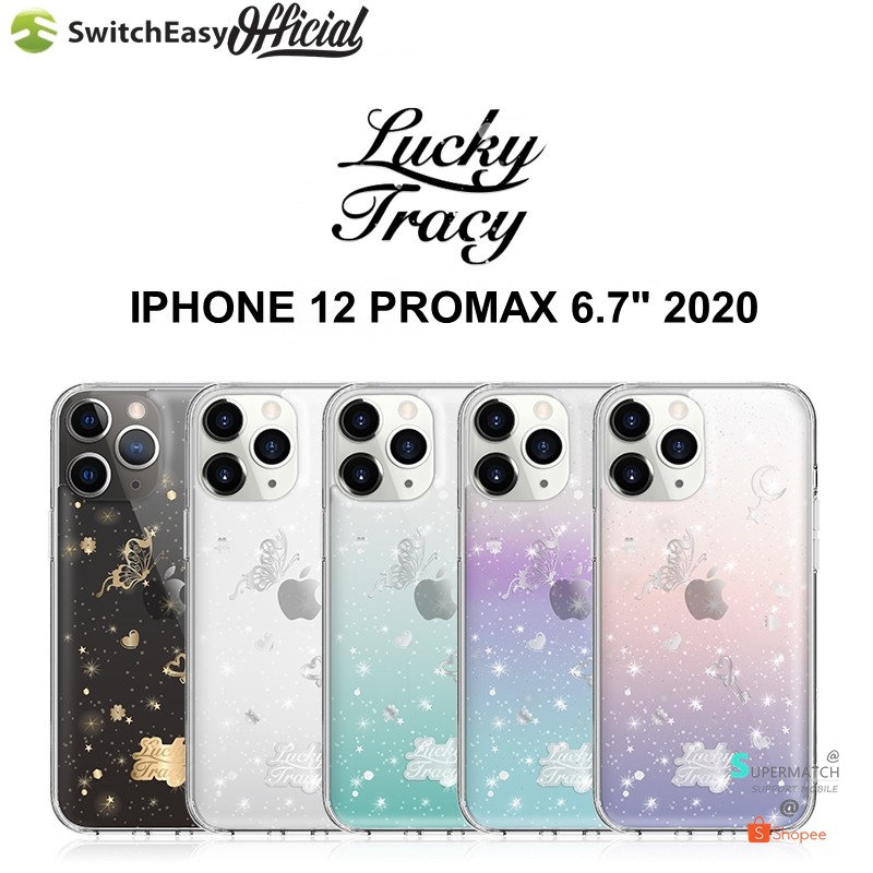 SWITCHEASY LUCKYTRACY เคส TPU กันกระแทก 3 มิติ รองรับ APPLE IPHONE 12/MAX/PRO/PROMAX 2020