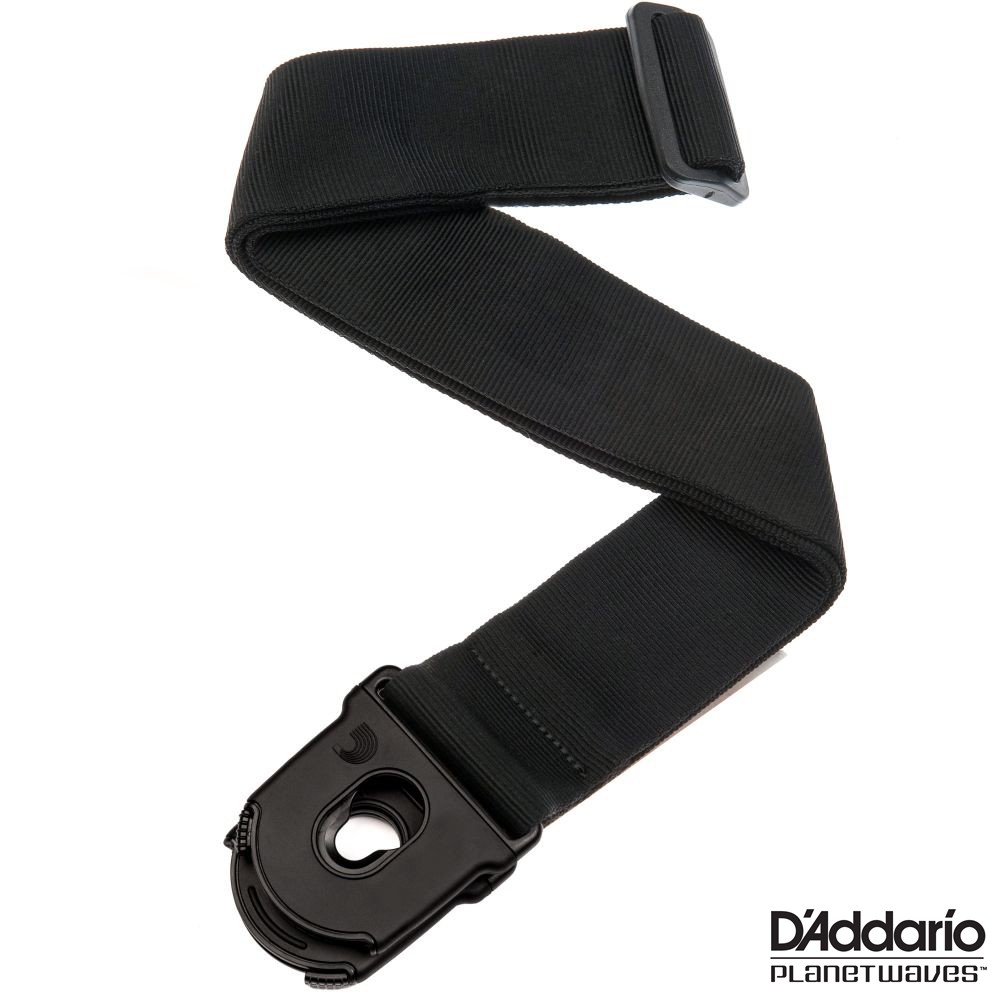 D'Addario® Planet Waves สายสะพายกีตาร์ ปลายสายมีระบบล็อคพิเศษ กว้าง 2 นิ้ว (Planet Lock Guitar Strap) ** Made in Canada.