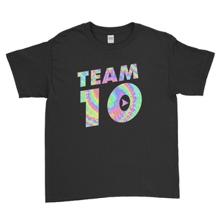 เสื้ ราคาต่ำสุด!! เสื้อยืดผ้าฝ้าย พิมพ์ลาย Jake Paul Logan Team 10 Maverick Sports S FatherS Day สําหรับผู้ชาย PTY65RE