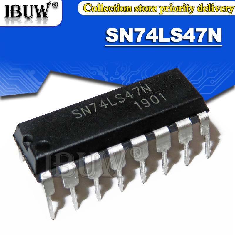 100PCS SN74LS47N DIP16 SN74LS47 74LS47N 74LS47 DIP แบบบูรณาการ IC