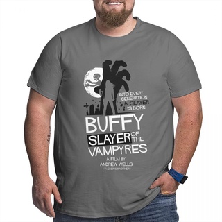 ผลิตภัณฑ์ใหม่👕เสื้อยืดคอกลม แขนสั้น ผ้าฝ้าย พิมพ์ลาย Buffy The Vampire Slayer Slayer Of The Vampyres สําหรับผู้ชาย